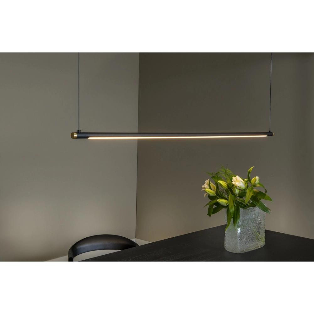 Sleek pendant lamp Marnik black 150cm Premium by Lucide 5411212421210