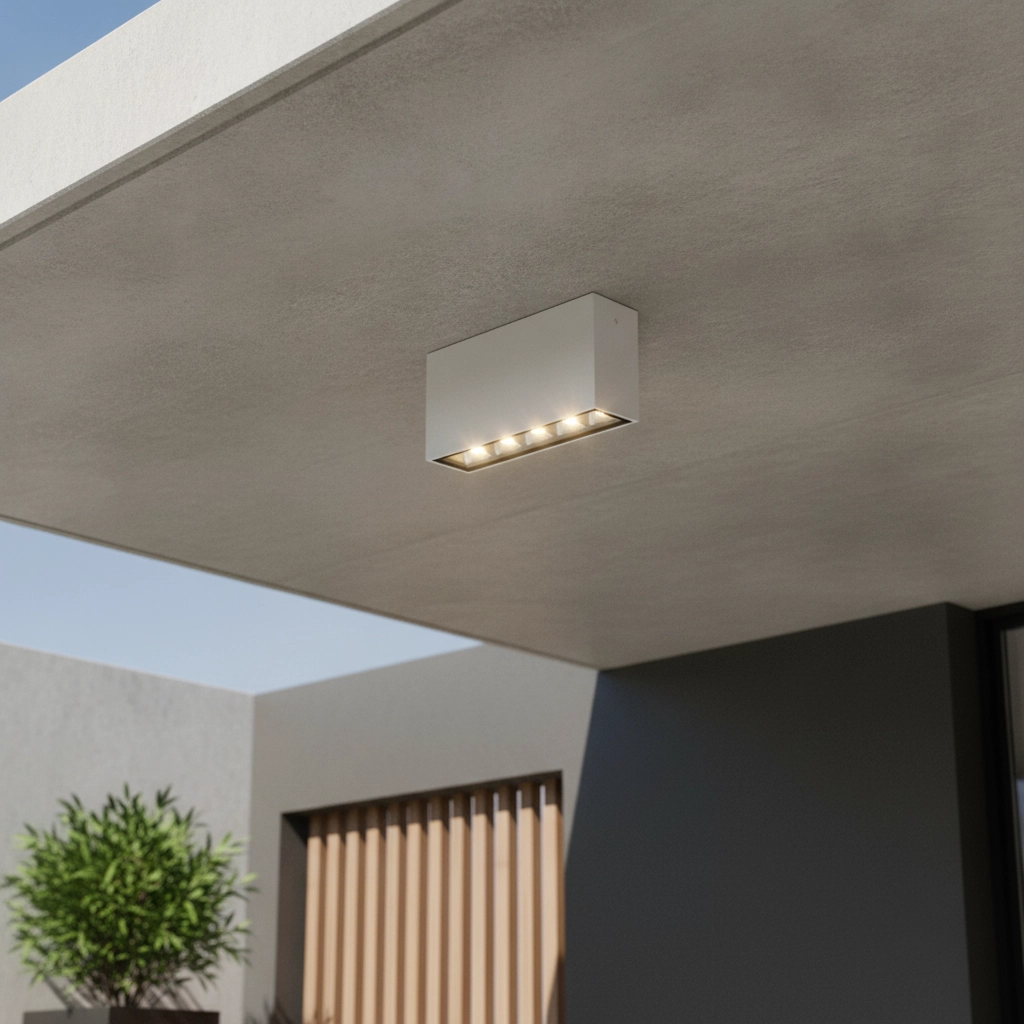 Ceiling lamp Jax rectangle white