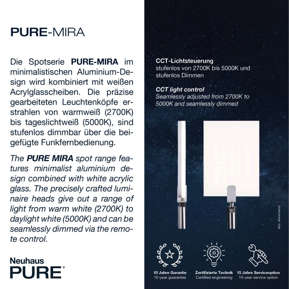 Ceiling lamp Pure Mira 4-light black Paul Neuhaus 4012248359457