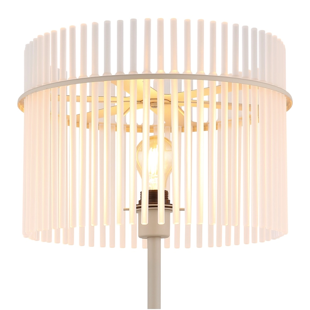 Floor lamp Gorley sand brown with glass Ø 38cm Globo 9007371575701