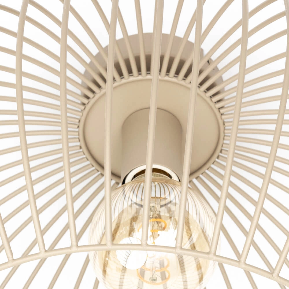 Wire ceiling lamp Wire Ø 50cm sand coloured ETH 8720195307570