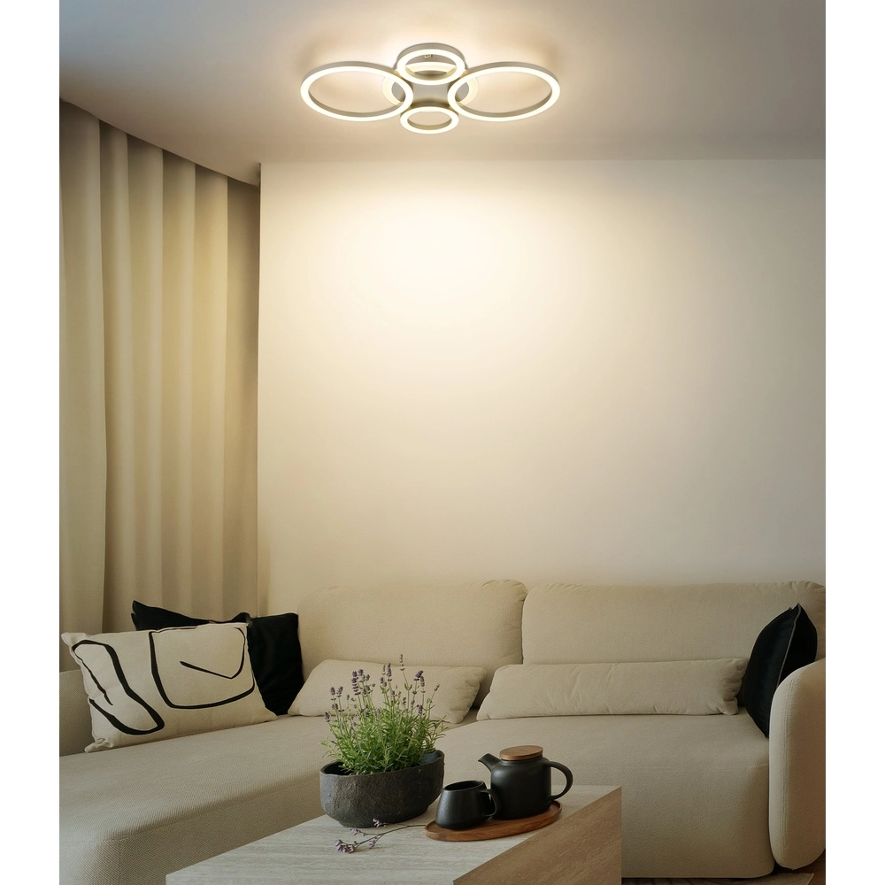 Design ceiling lamp Loretta coffee brown Globo 9007371590025