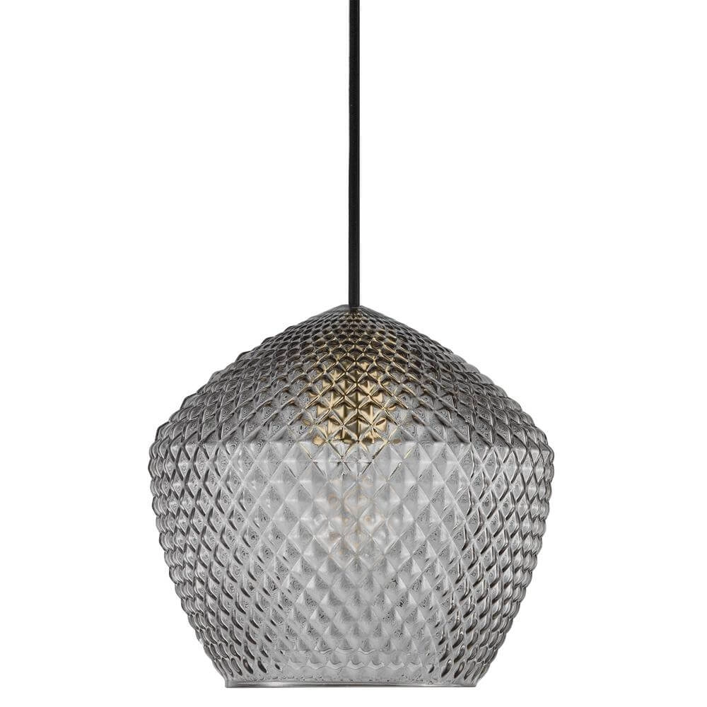 Ceiling lamp Orbiform brass with smoke glass Nordlux 5704924001536