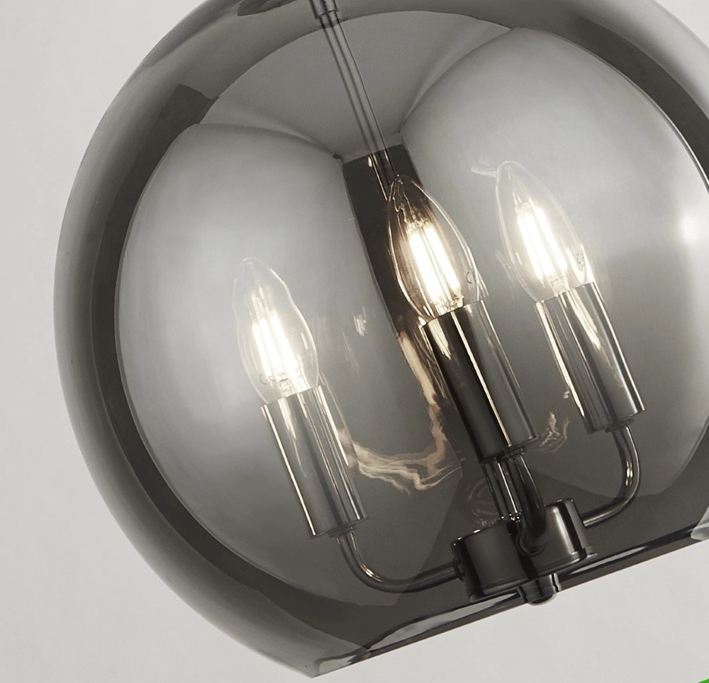 Glass pendant lamp Sphere Ø 35cm Searchlight 5053423167459