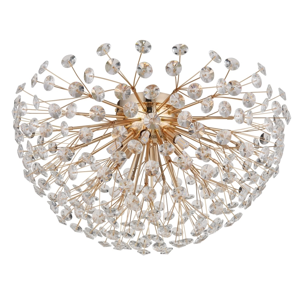 Ceiling lamp Katrina gold Ø 60cm Globo 9007371484317