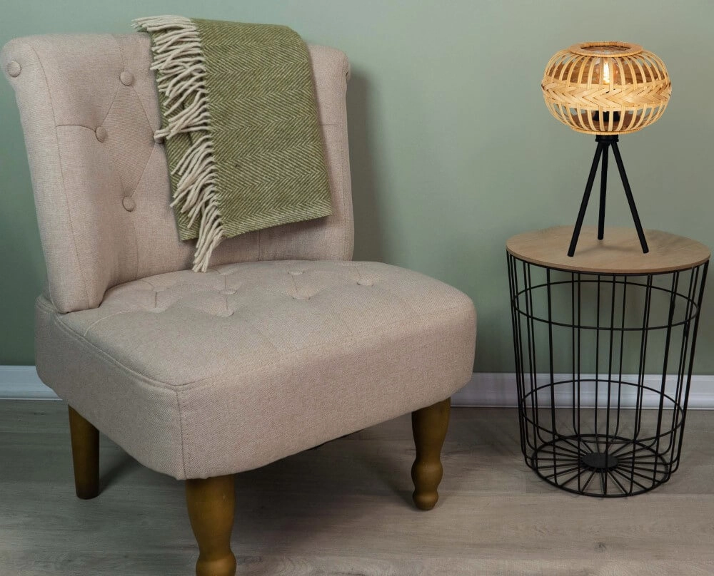 Rattan table lamp Amsfield 1 Eglo 9002759438654