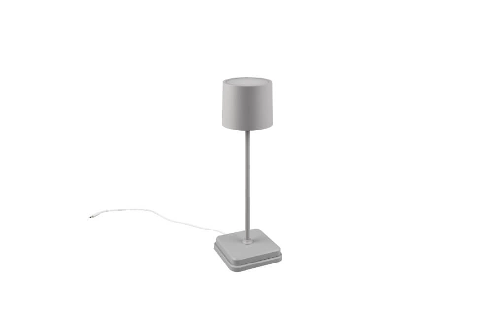 Rechargeable table lamp Fernandez Grey outside Trio 4017807564341