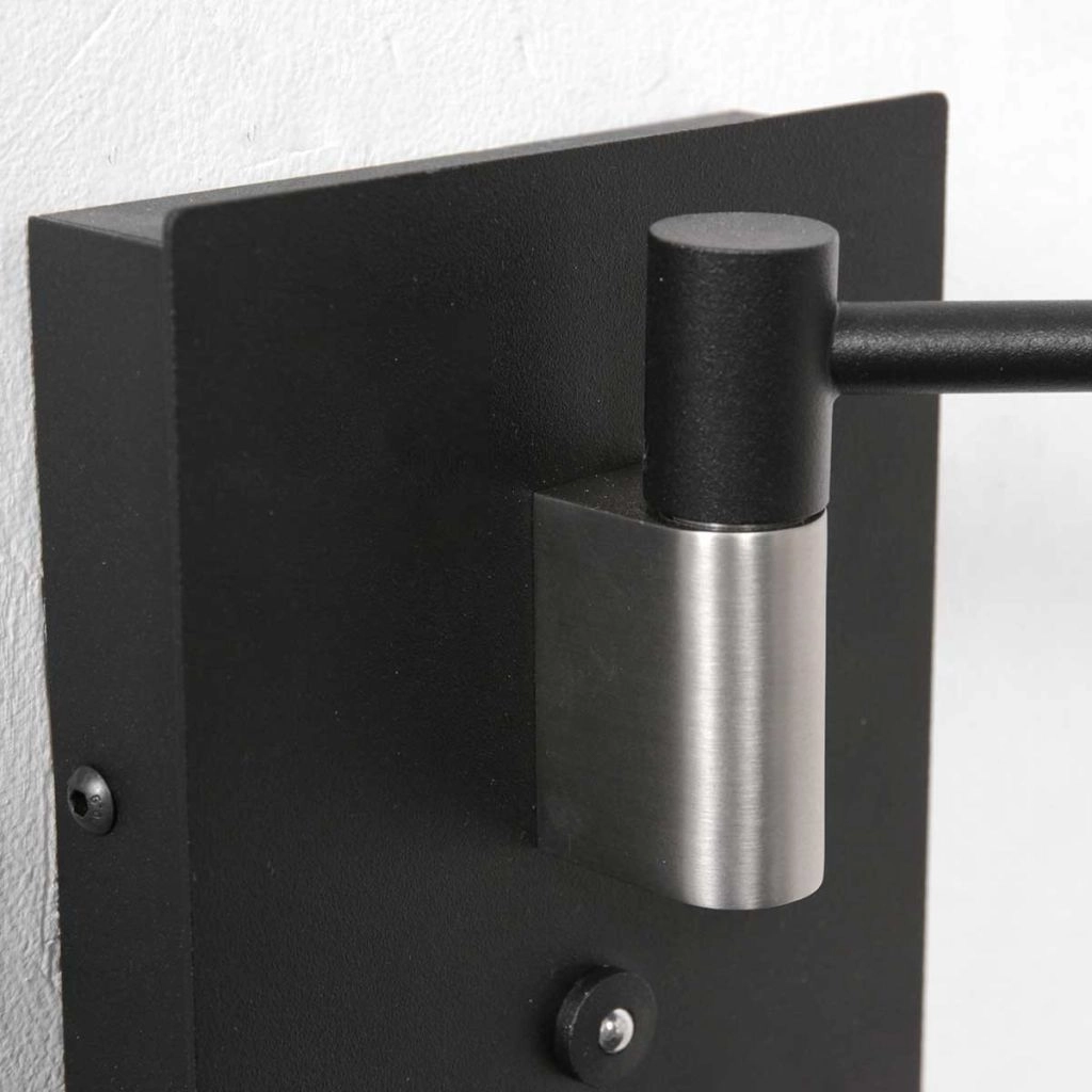Wall reading lamp Retina Black Steinhauer 8712746165104