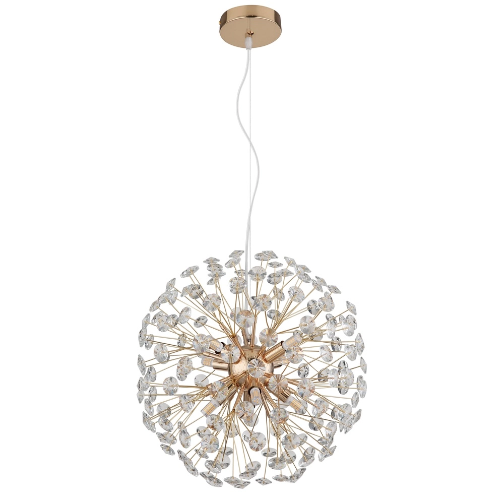 Pendant lamp Katrina gold Ø 40cm Globo 9007371478309