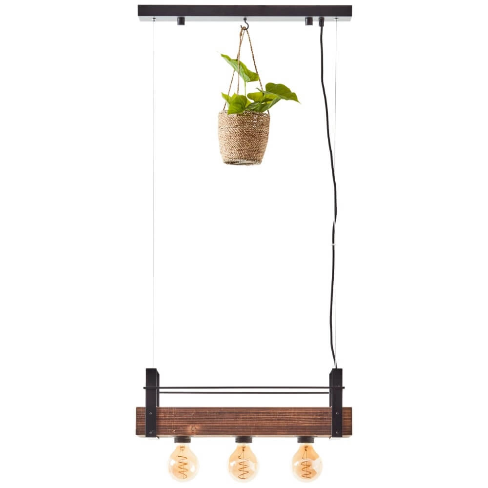 Pendant lamp Bankwood 50cm Brilliant 4004353396571