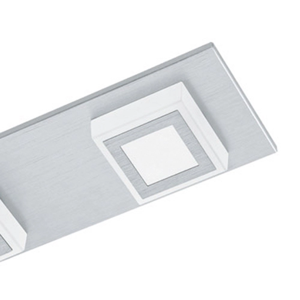 LED flush ceiling light Masiano 3-light metal gray Eglo 9002759945077