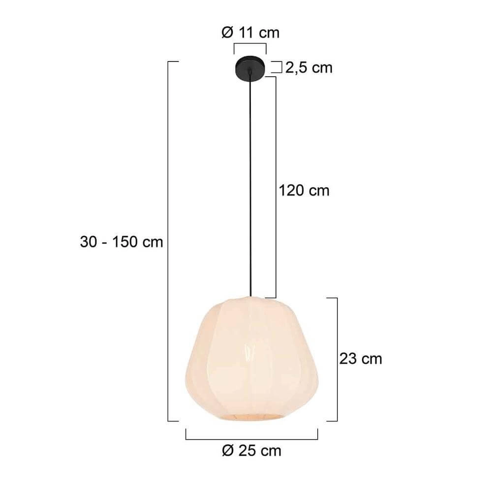 Pendant lamp Sable cream Ø 25cm Steinhauer 8712746176414