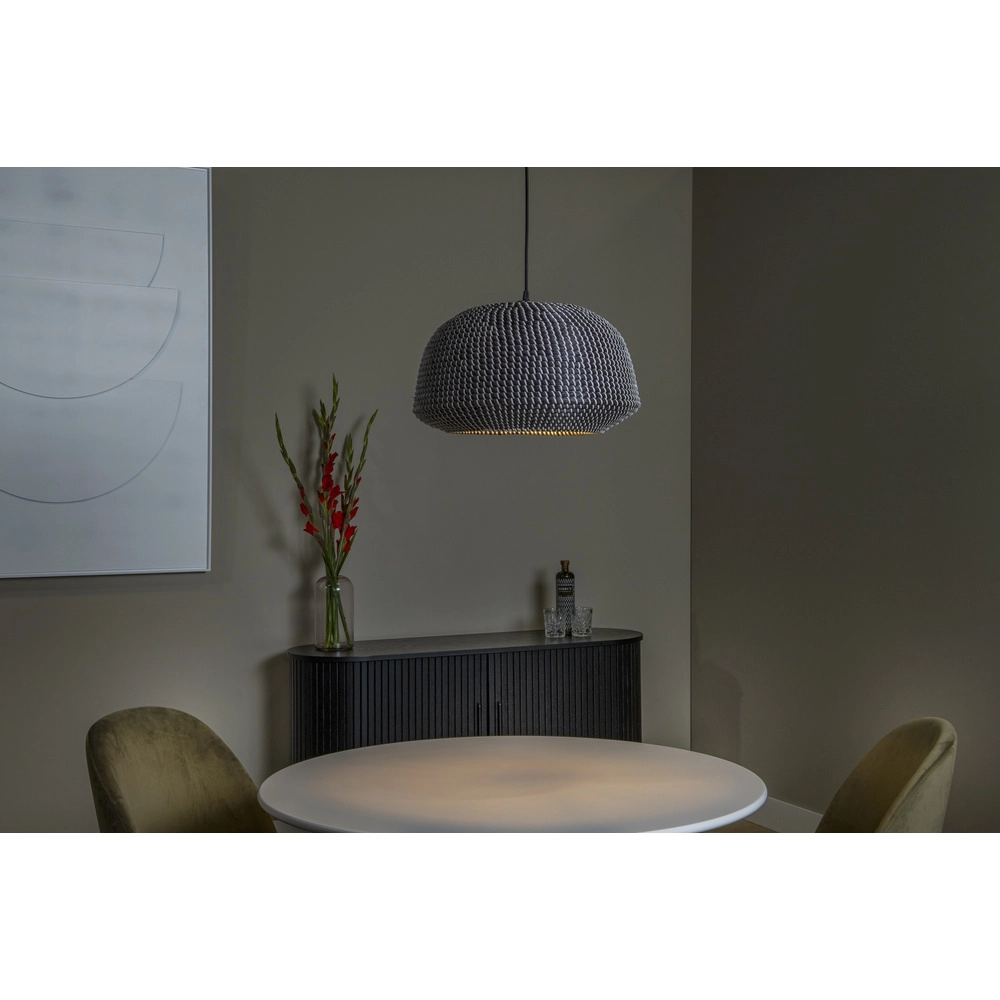 Seagrass pendant lamp Maduka Ø 47cm - black Premium by Lucide 5411212106056