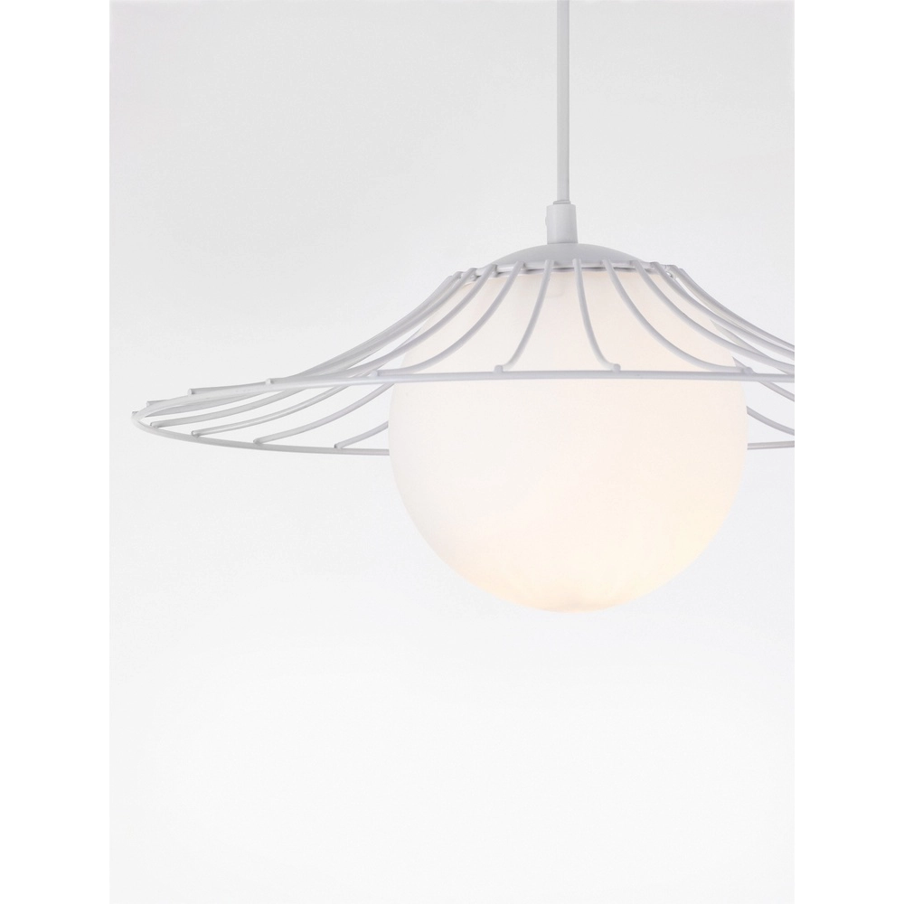 White pendant lamp Fly Ø 36cm Lyora 5212017436238