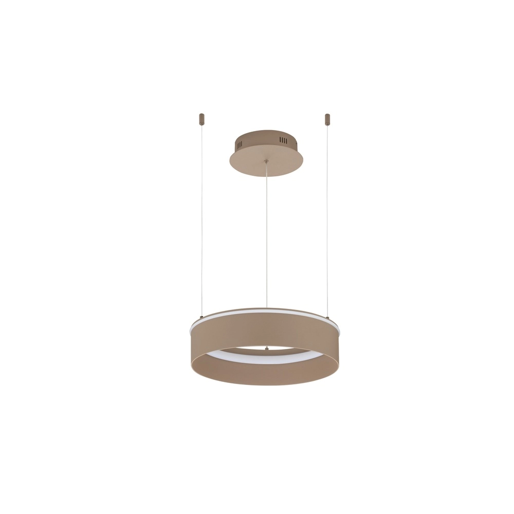 Modern pendant lamp Olivia sand brown Ø 40cm Lyora 5212017494177