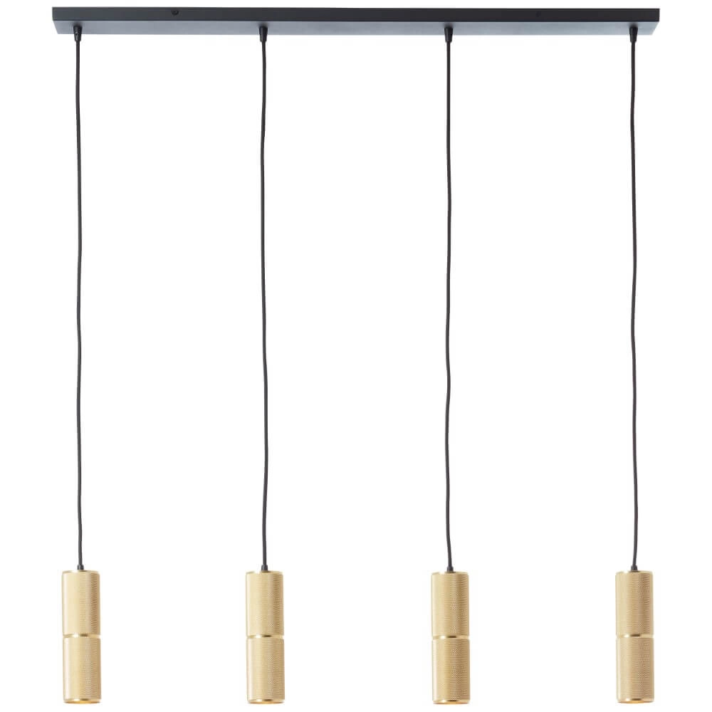 4-light pendant lamp Marty gold