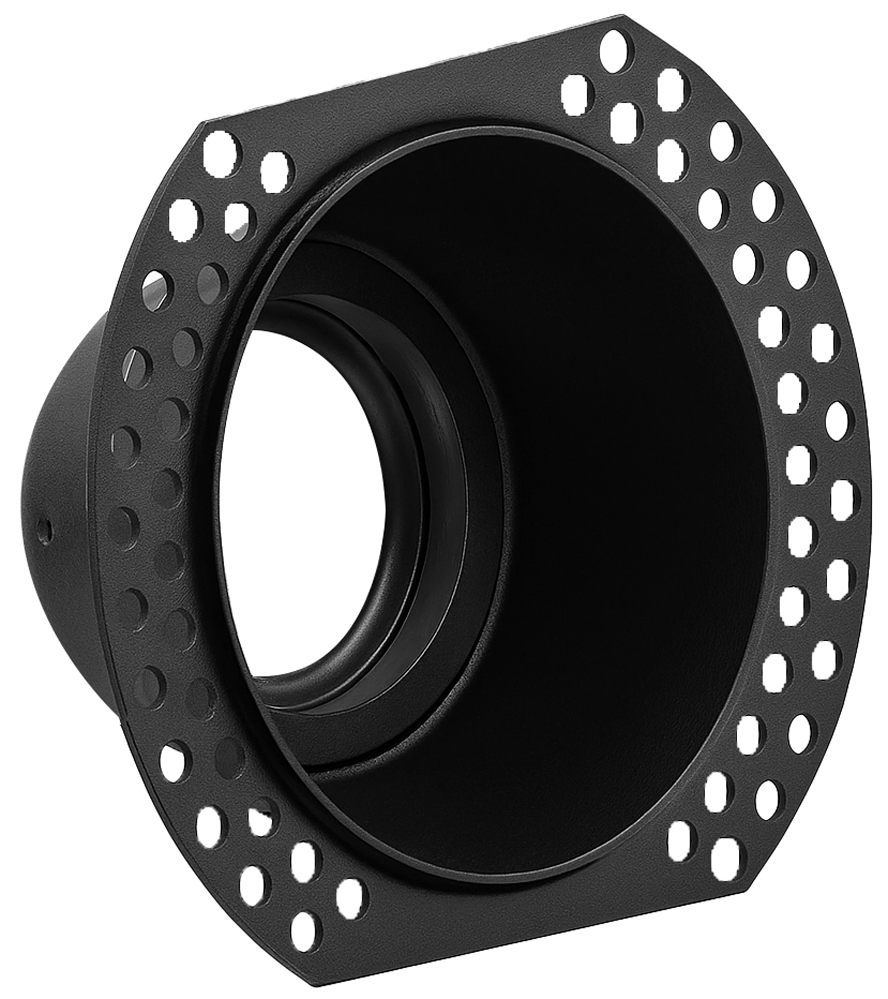 Recessed stucco spot Slim Trimless 3 IP65 orientable black