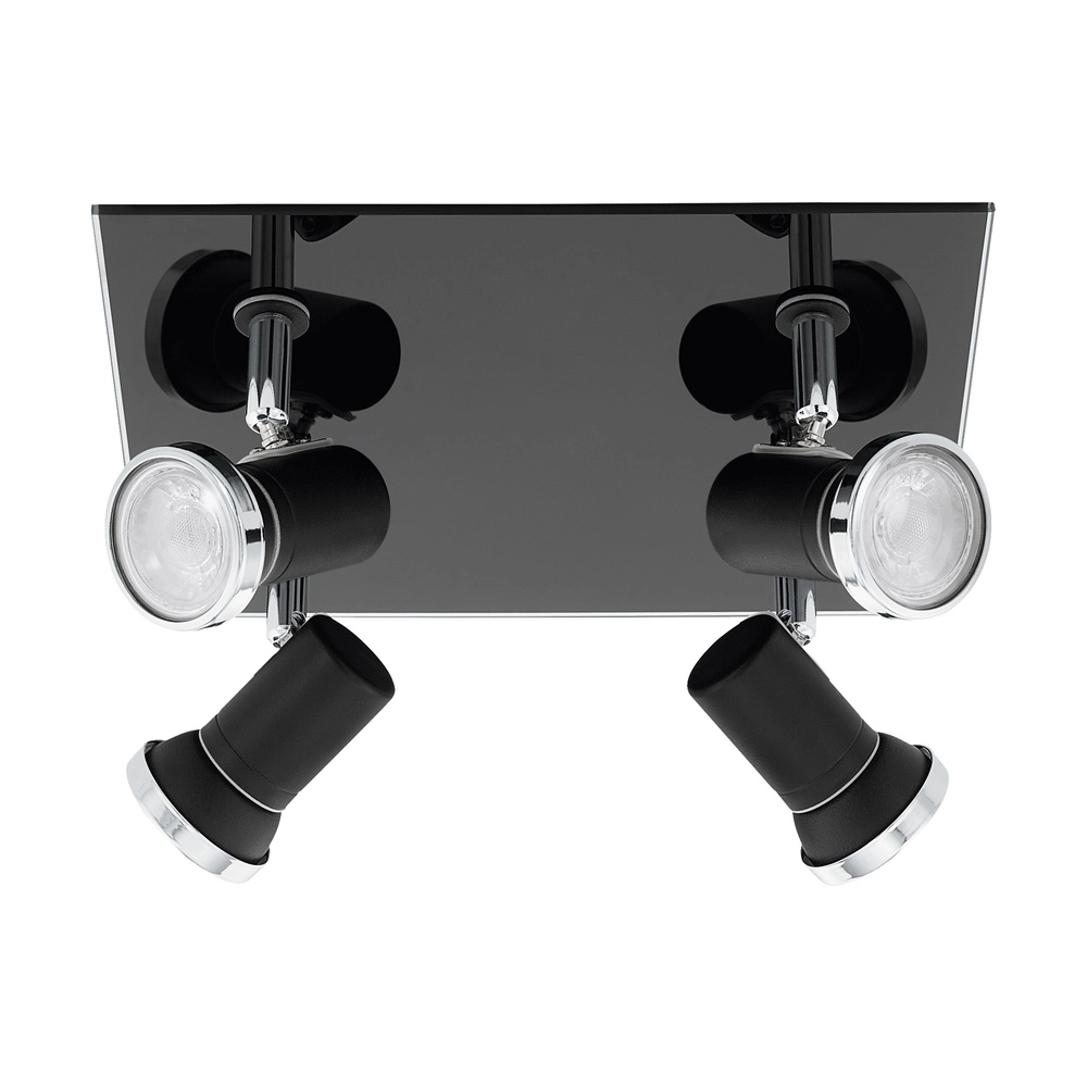 Ceiling lamp Tamara 1 black 4-lights
