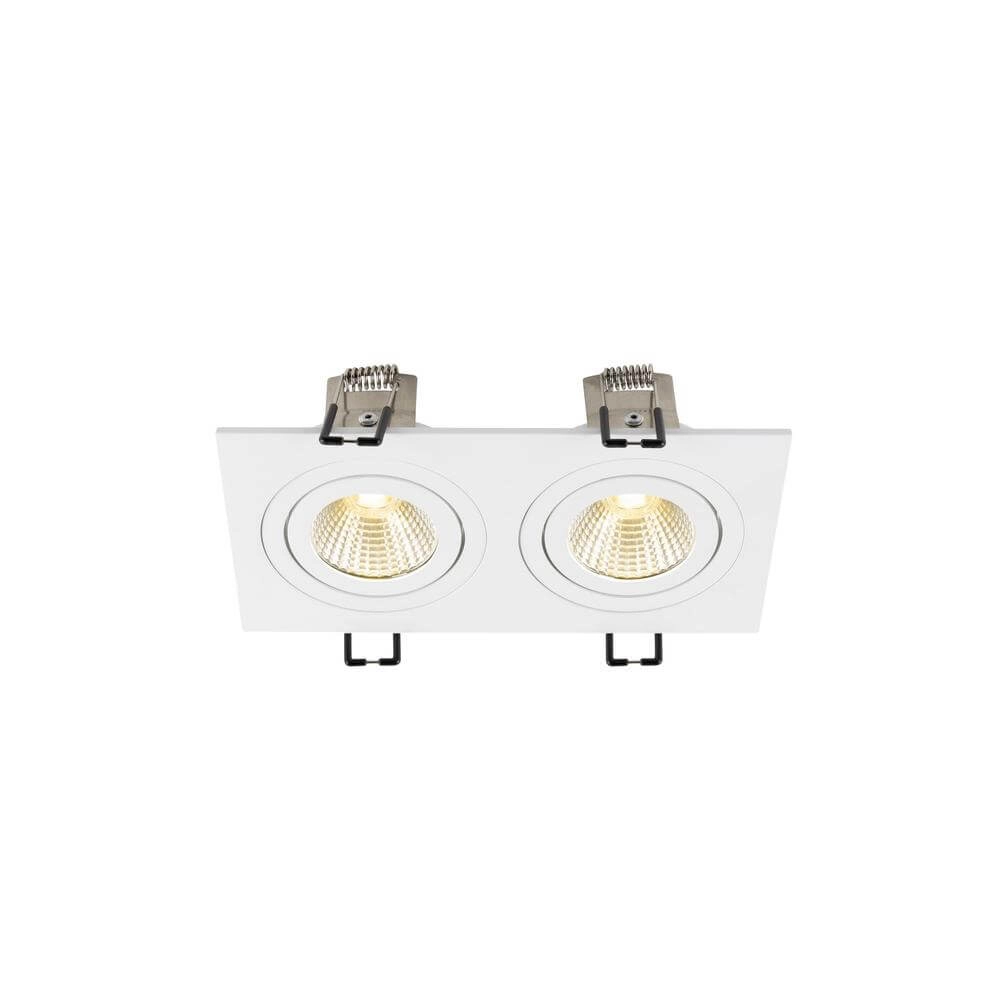 White recessed spotlight New Tria 155 2x Led 3000K SLV 4024163297066