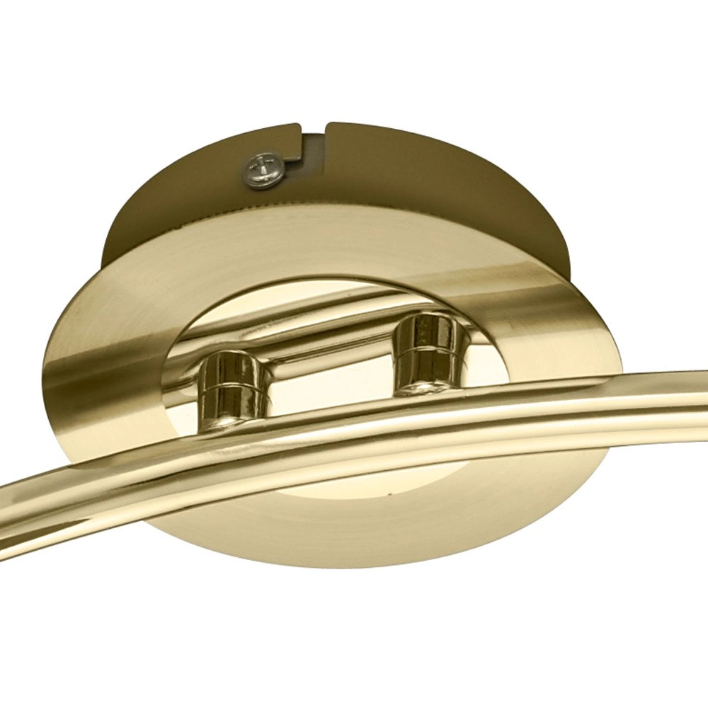 LED ceiling spot Levisto 3-light brass matt Trio 4017807281682