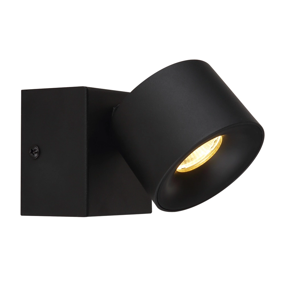 Sleek wall lamp Rae Black