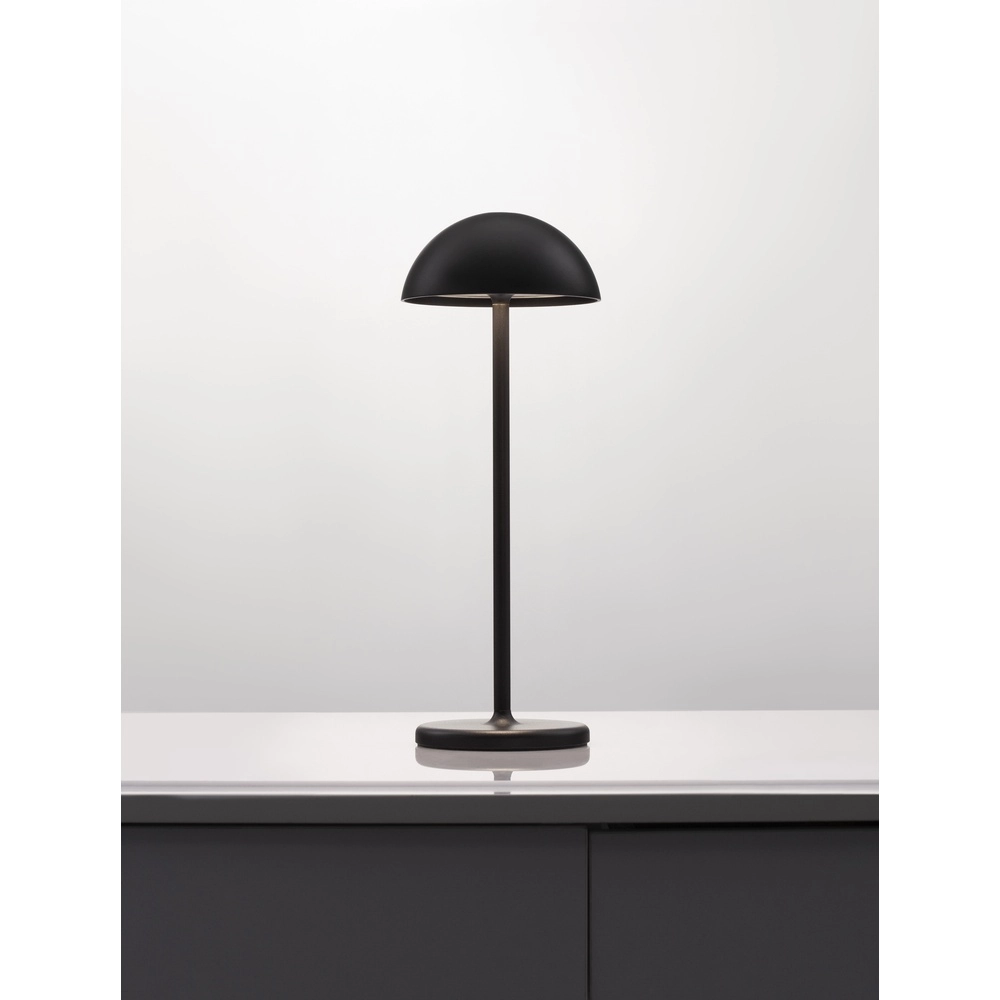 Black table lamp Rose black