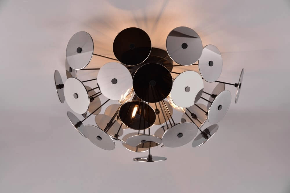 Designer ceiling lamp Discalgo Ø 54cm Trio 4017807573671