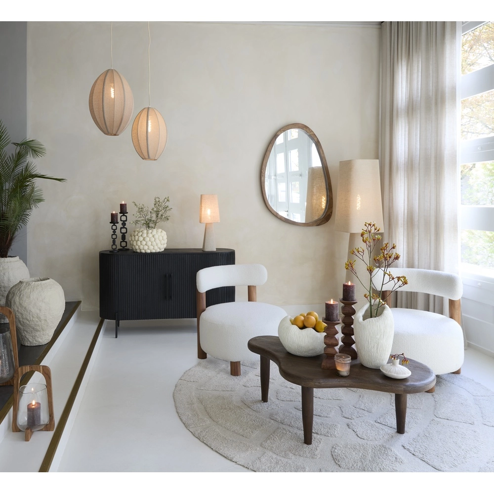Japandi pendant lamp Milatos Ø 38cm - 1x E27 Light & Living 8717807743109
