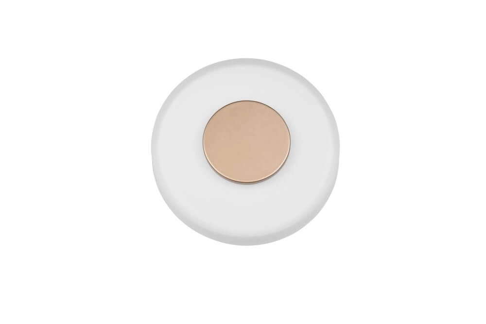 Led wall lamp Celeste with white glass Trio 4017807627350