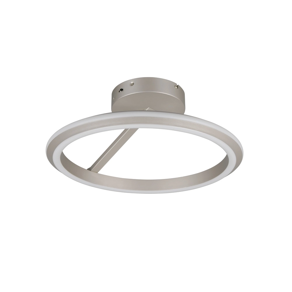 Round ceiling lamp Amador nickel Trio 4017807662115