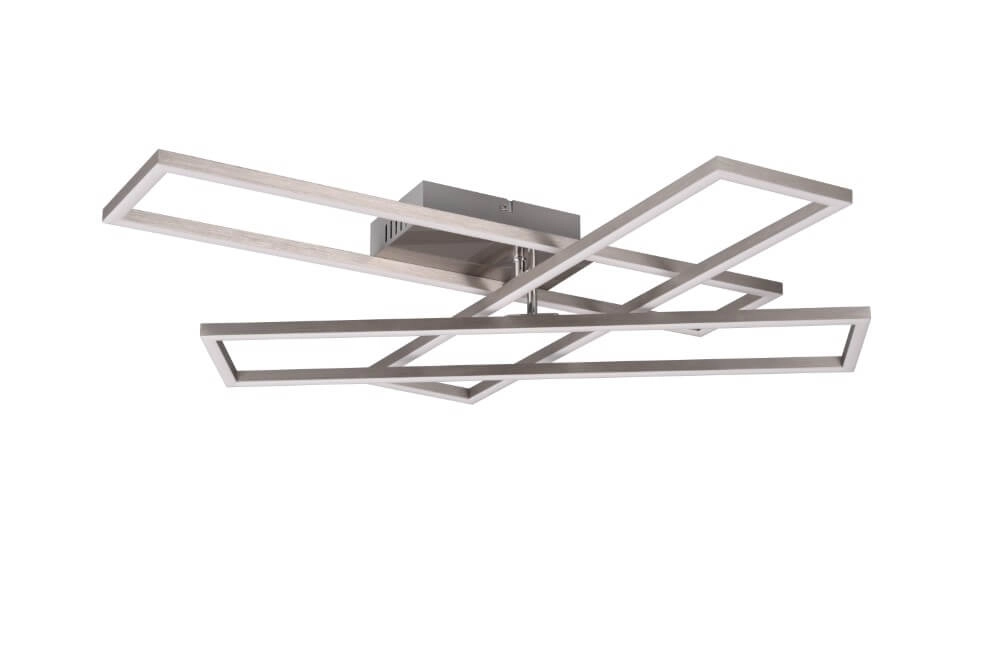 Nickel ceiling lamp Corso design