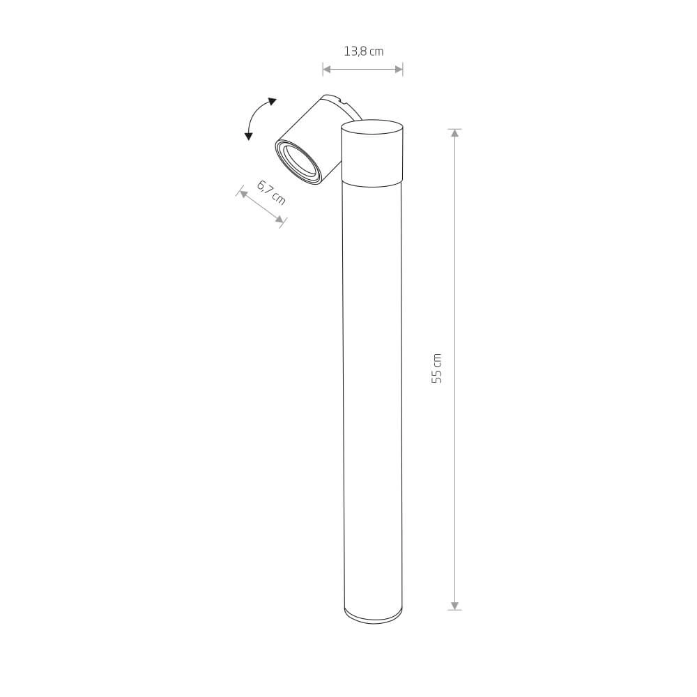 Black spot Tubings for path lighting Lyora 5903139815895
