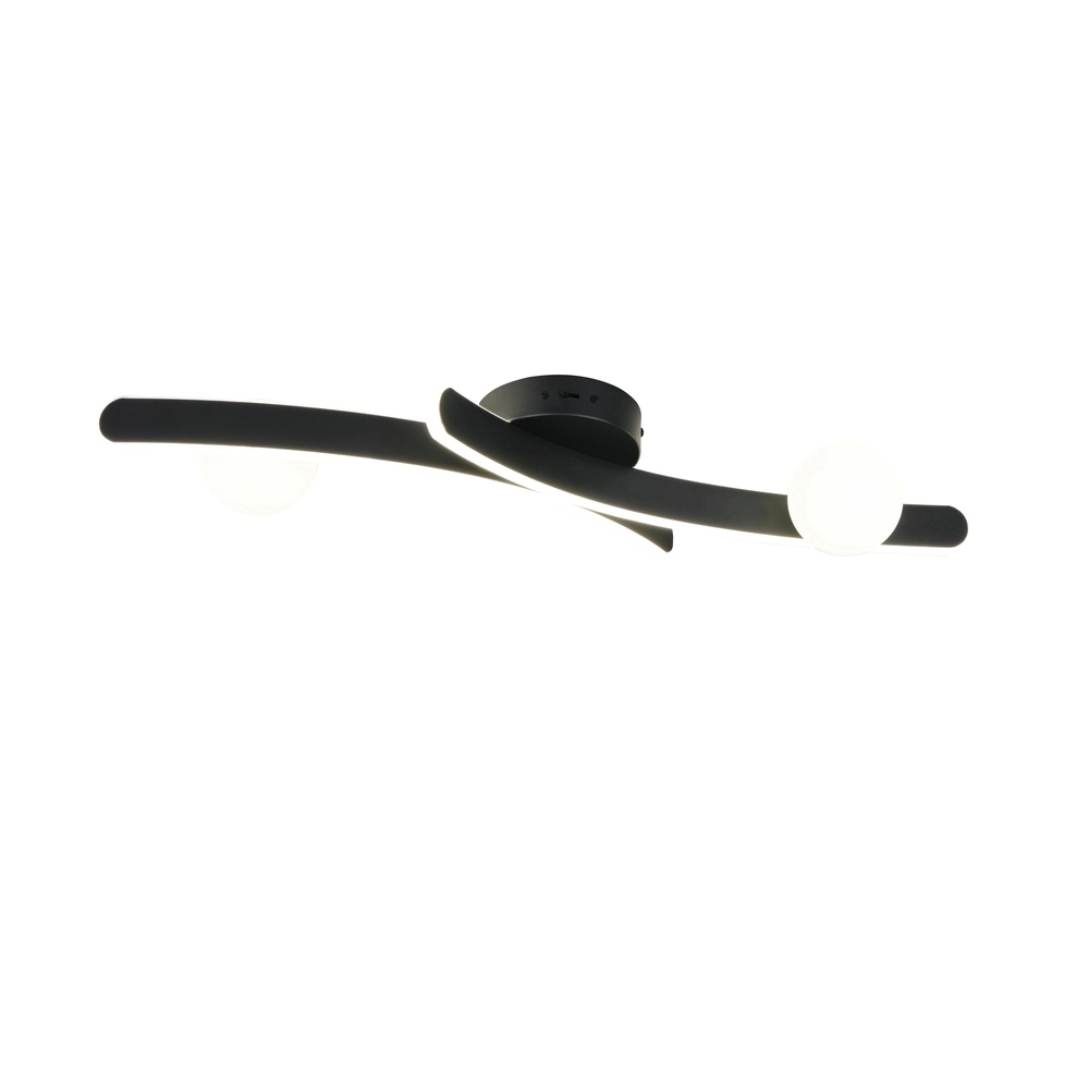 Design ceiling lamp Napoli Black Trio 4017807683455