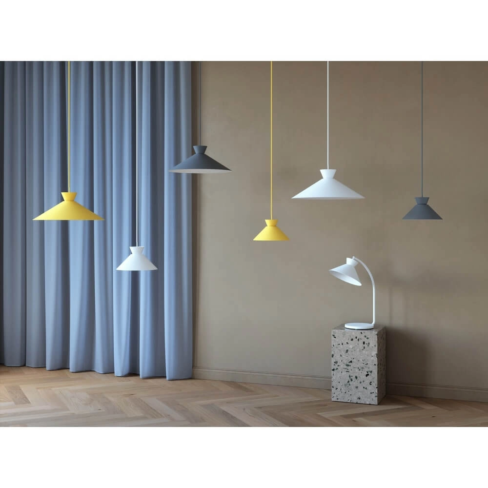 Sleek pendant lamp Dial white Ø 45cm Nordlux 5704924012006