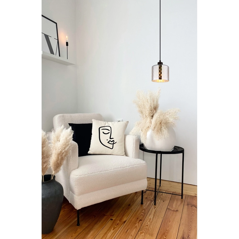 Design pendant lamp Alonso Black Globo 9007371566266