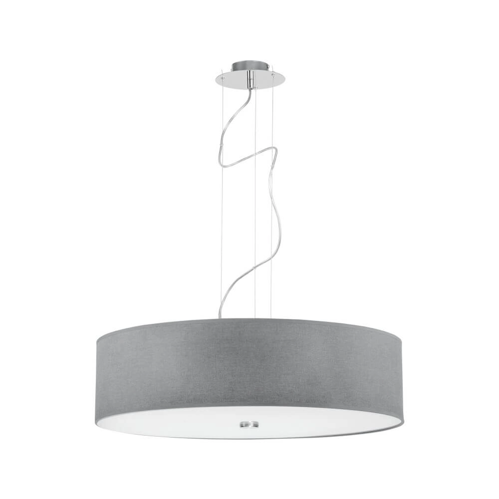 Gray hanging lamp Viviane Ø 63cm