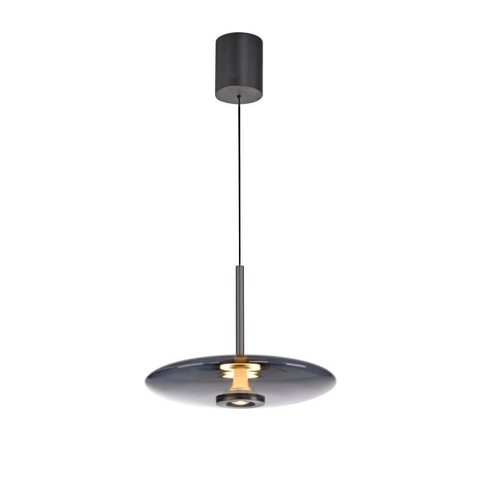 Hanging lamp Pure E-Vitrum design gray Paul Neuhaus 4012248382684