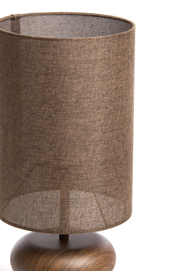 Table lamp Danialo wood with brown 60cm Light & Living 8717807759605