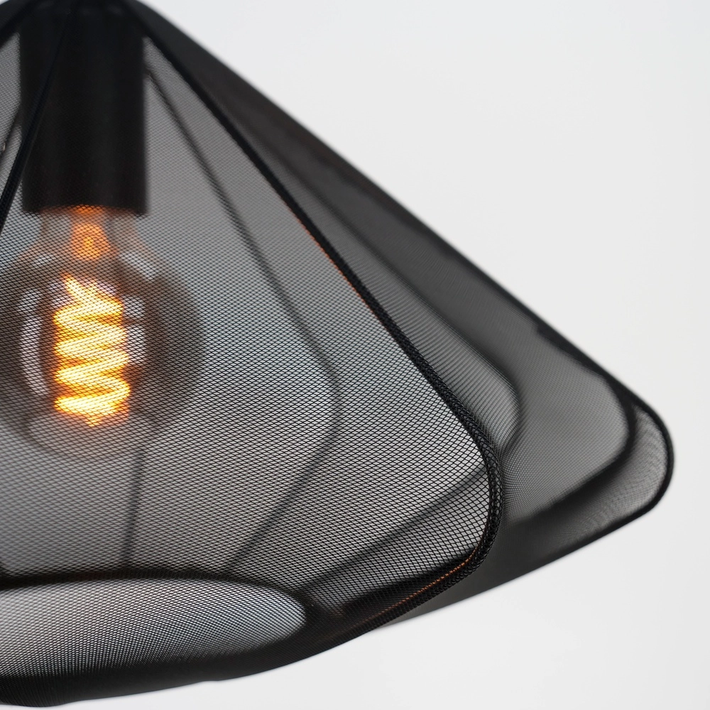 Pendant lamp Ø 42cm Dolwen Black - Japandi Eglo 9002759439958