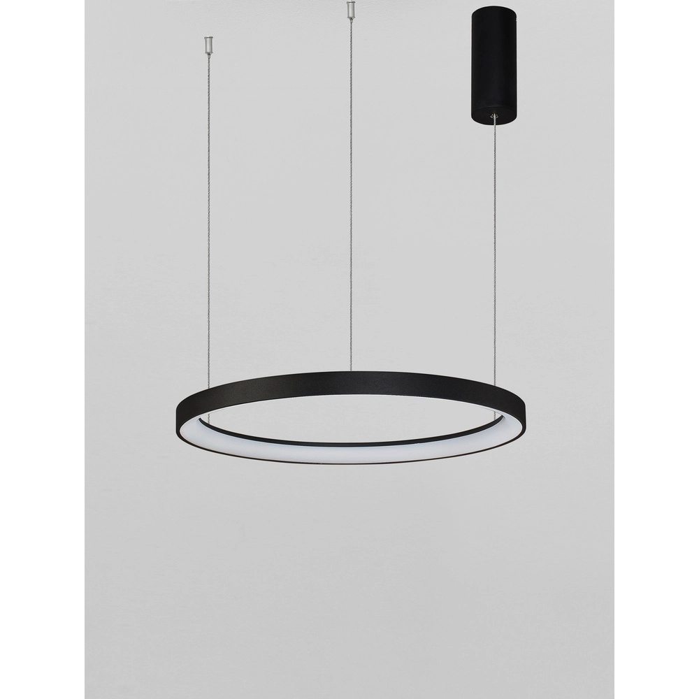 Design pendant lamp Pertino black Ø 48cm 2700K Lyora 5212017446039