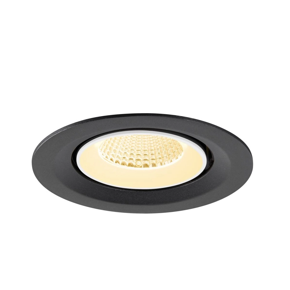 Recessed spotlight Numinos Gimble M black/white 3000K - 40deg SLV 4024163311915