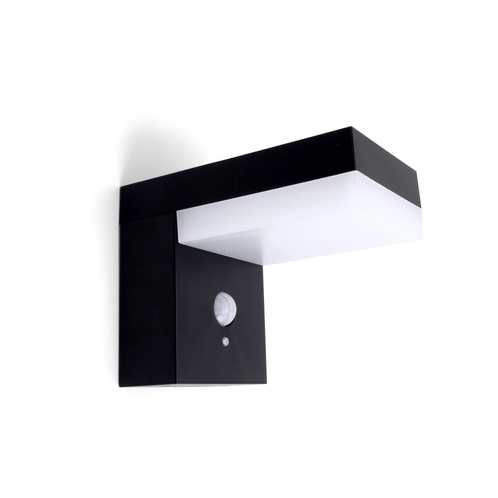 Solar outdoor lamp True black - with motion sensor