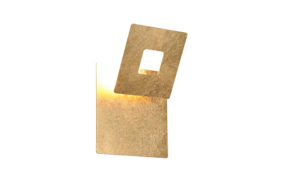 Directional wall lamp Leano square 18 x 18cm