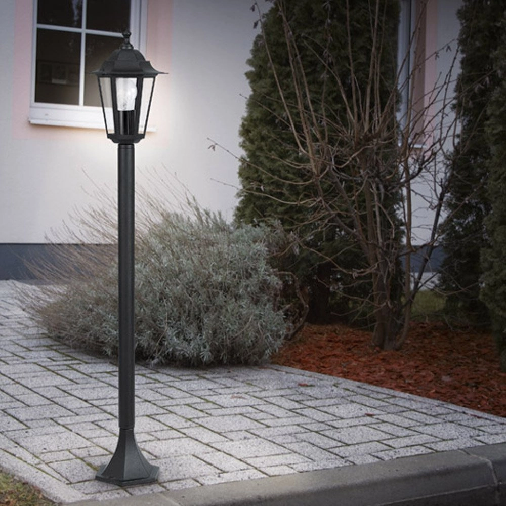 Floor garden lamp Laterna 4 100cm black Eglo 9002759221447