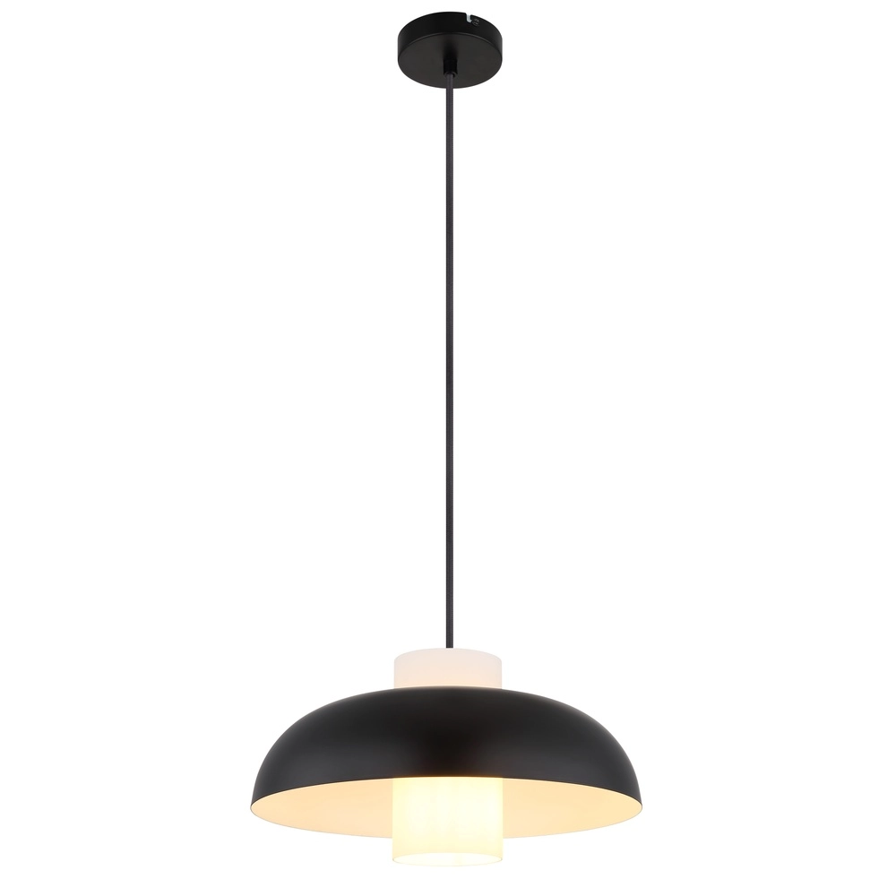 Modern pendant lamp Lowe black Ø 38cm