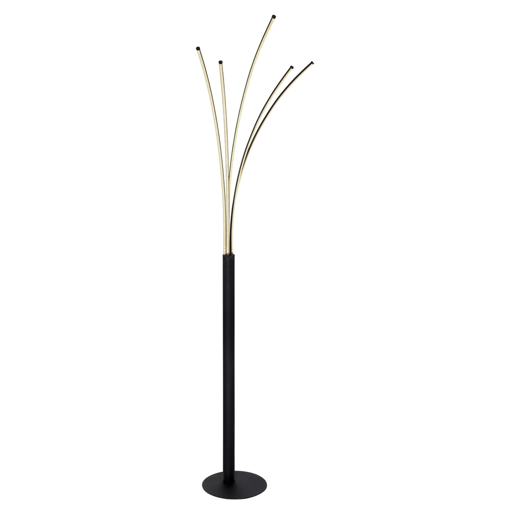 Modern floor lamp Bizzy Black light color adjustable Globo 9007371440276