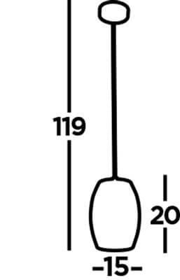 Pendant lamp Laser Searchlight 5053423188744