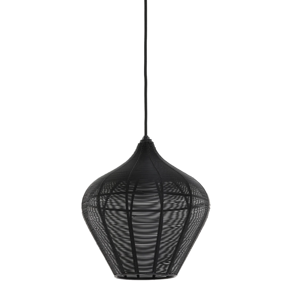 Pendant lamp Alvaro black Ø 27cm Light & Living 8717807602574