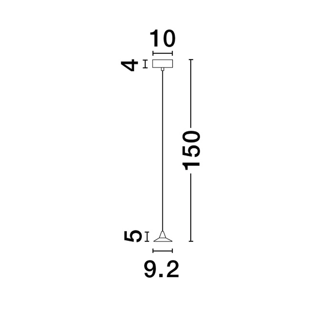 Pendant lamp Dro sleek design white Lyora 5212017445346