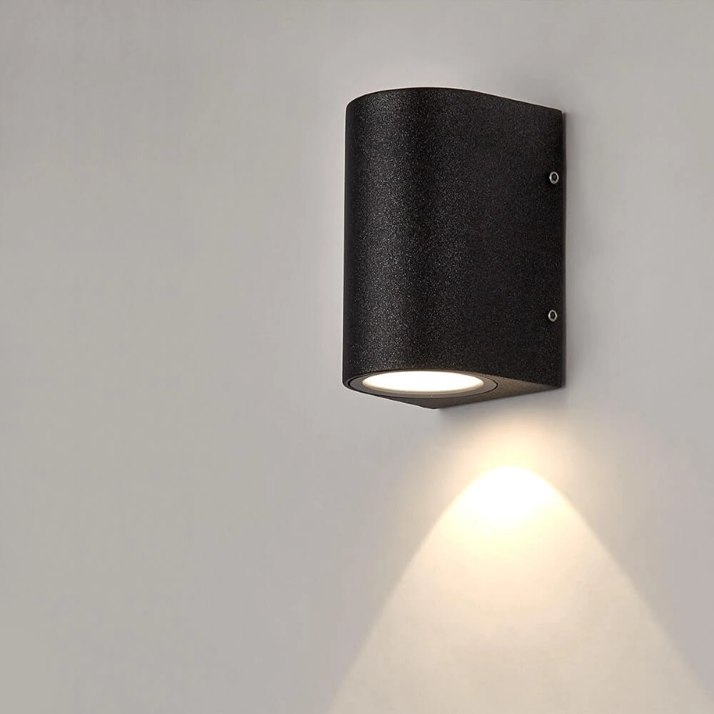 Wall lamp Waldorf 1 black Lyora